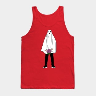 boo with flower for halloween gift Tank Top